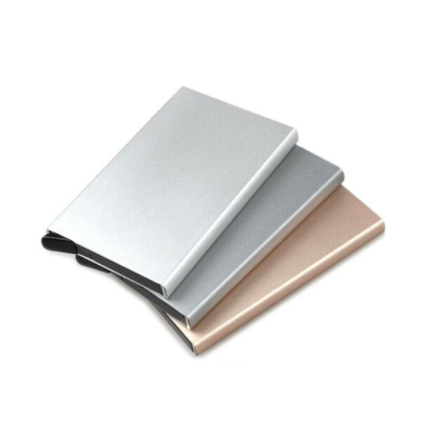 Anti-theft ID Credit Card Holder Minimalist Porte Carte Thin Aluminium Metal Wallets Pocket Case Bank Women Men Credit Card Box 3