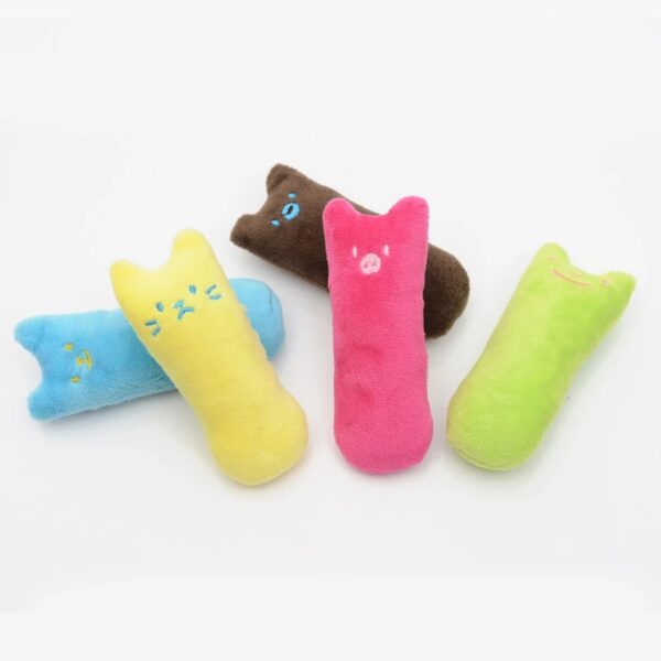 Rustle Sound Catnip Toy Cats Products for Pets Cute Cat Toys for Kitten Teeth Grinding Cat Plush Thumb Pillow Pet Accessories 6