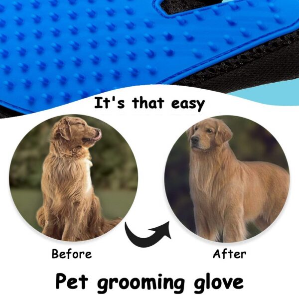 Cat Glove Cat Grooming Glove Pet Brush Glove for Cat Dog Hair Remove Brush Cleaning Deshedding Brush Combs Massage Gloves 3