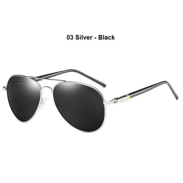 Luxury Men's Polarized Sunglasses Driving Sun Glasses For Men Women Brand Designer Male Vintage Black Pilot Sunglasses UV400 10