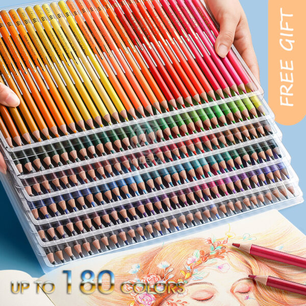 Andstal Brutfuner Colored Pencils 520/260/180/160/120/80/48/12 Watercolor Professional Drawing Pencil School Kid Art Supplies 4