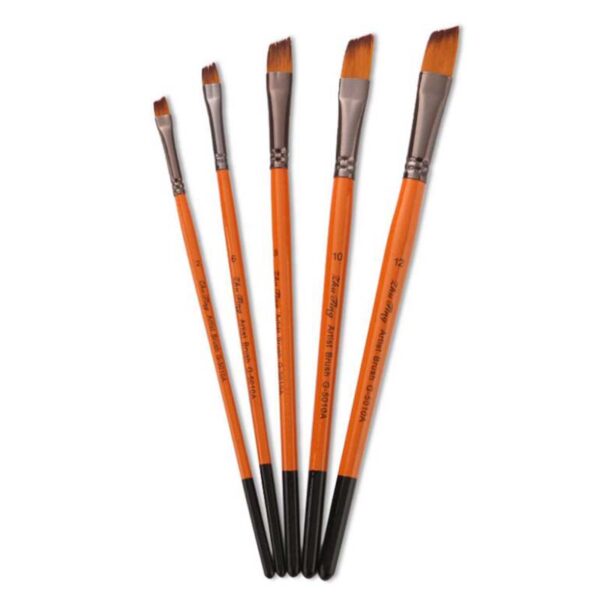 12Pcs/lot Paint Brush Set Art Drawing Brushes Wooden Handle Brushes For Acrylic Painting Supplies 5