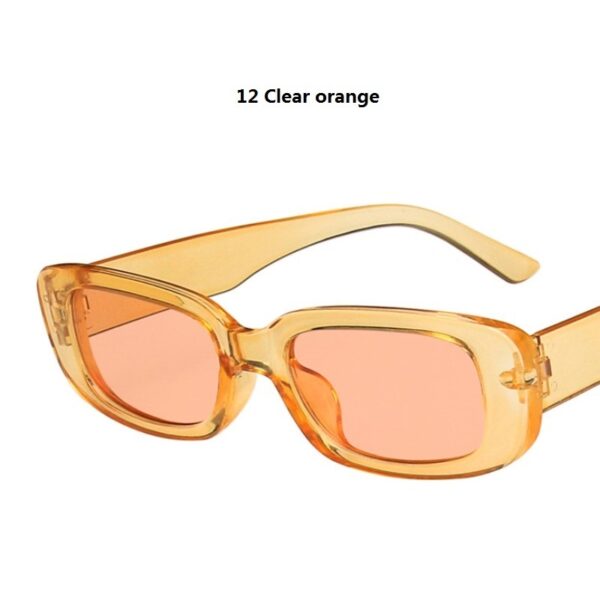 Small Rectangle Sunglasses Women Oval Vintage Brand Designer Square Sun Glasses For Women Shades Female Eyewear Anti-glare UV400 8