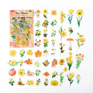 Mr.paper 40Pcs/Bag Plant Flower Series Decorative Diary Sticker Scrapbook Planner Decorative Stationery Sticker 20