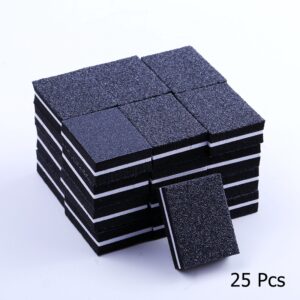 10/25/50pcs lot Double-sided Mini Nail File Blocks Colorful Sponge Nail Polish Sanding Buffer Strips Polishing Manicure Tools 20