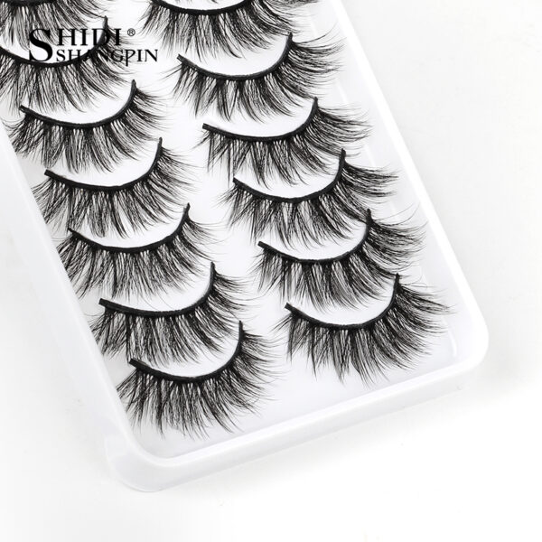 10/5 Pairs 3D Faux Mink Eyelashes Natural Thick Long False Eyelashes Dramatic Fake Lashes Makeup Extension Faux Cils maquiagem 3