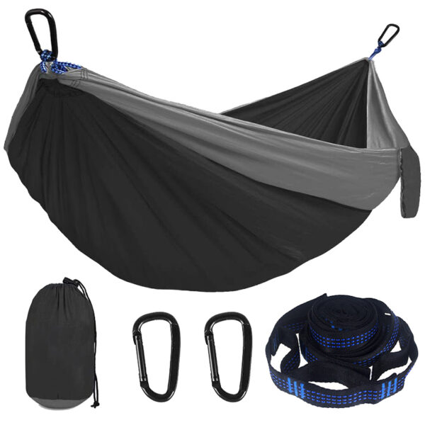 Camping Hammock Double Single Lightweight Hammock with Hanging Ropes for Backpacking Hiking Travel Beach Garden 1