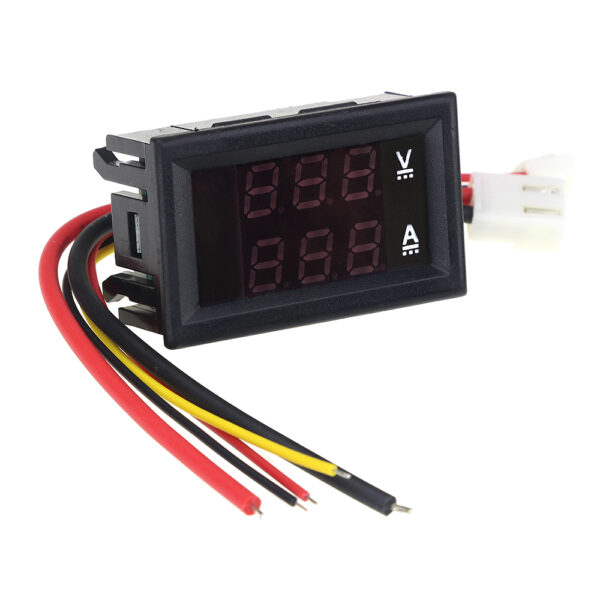 High Quality DC 100V 10A Voltmeter Ammeter Blue + Red LED Amp Dual Digital Volt Meter Gauge 3