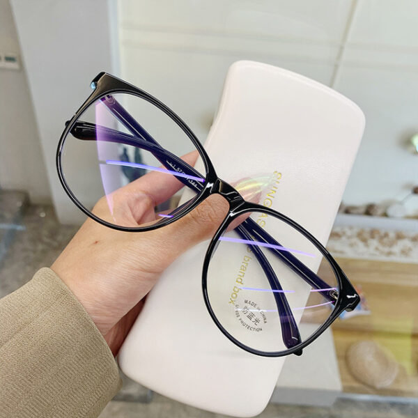 Transparent Computer Glasses Frame Women Men Anti Blue Light Round Eyewear Blocking Glasses Optical Spectacle Eyeglass 10