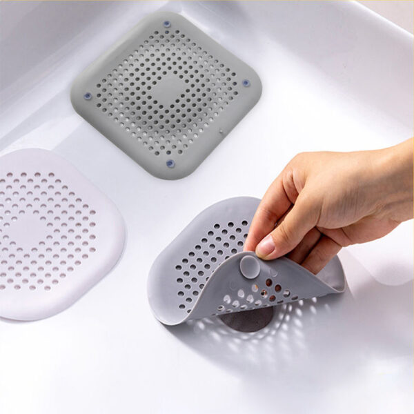 Hair Filter Sink Anti-blocking Strainer Bathtub Shower Floor Drain Stopper Silicone Kitchen Deodorant Plug Bathroom Accessories 1