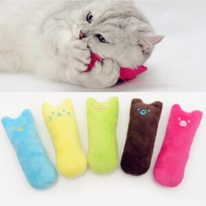 Rustle Sound Catnip Toy Cats Products for Pets Cute Cat Toys for Kitten Teeth Grinding Cat Plush Thumb Pillow Pet Accessories 7