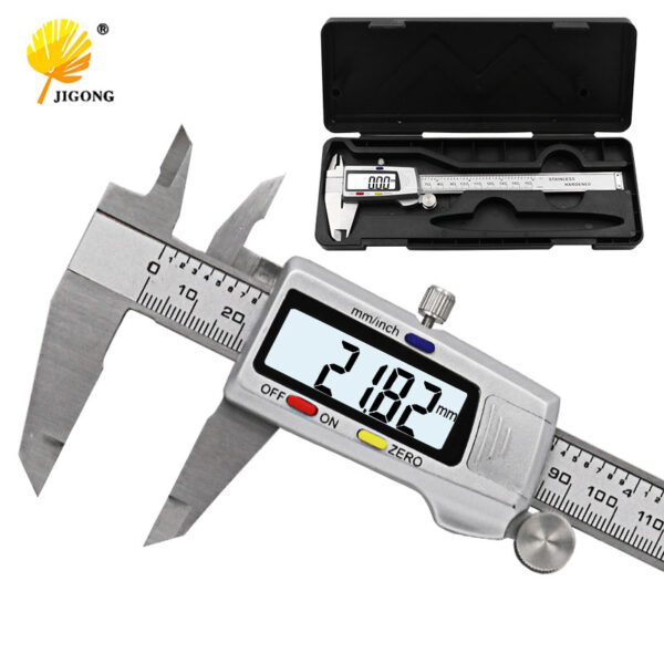 Measuring Tool Stainless Steel Digital Caliper 6 "150mm Messschieber paquimetro measuring instrument Vernier Calipers 1