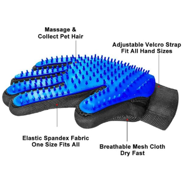 Cat Glove Cat Grooming Glove Pet Brush Glove for Cat Dog Hair Remove Brush Cleaning Deshedding Brush Combs Massage Gloves 5