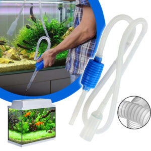 Aquarium Siphon Fish Tank Syphon Vacuum Cleaner Pump Semi-automatic Water Change Changer Gravel Water Filter Acuario Accessories 1