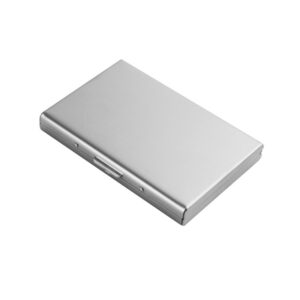 Fashion Aluminum Antimagnetic Card Holder Women Men Metal Credit Card Business Card Holders Organizer Purse Wallet 10