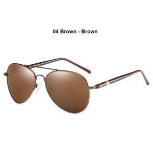 Luxury Men's Polarized Sunglasses Driving Sun Glasses For Men Women Brand Designer Male Vintage Black Pilot Sunglasses UV400 13