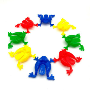 5/10 Pcs Jumping Frog Bounce Fidget Toys For Kids Novelty Assorted Stress Reliever Toys For Children Birthday Gift Party Favor 2