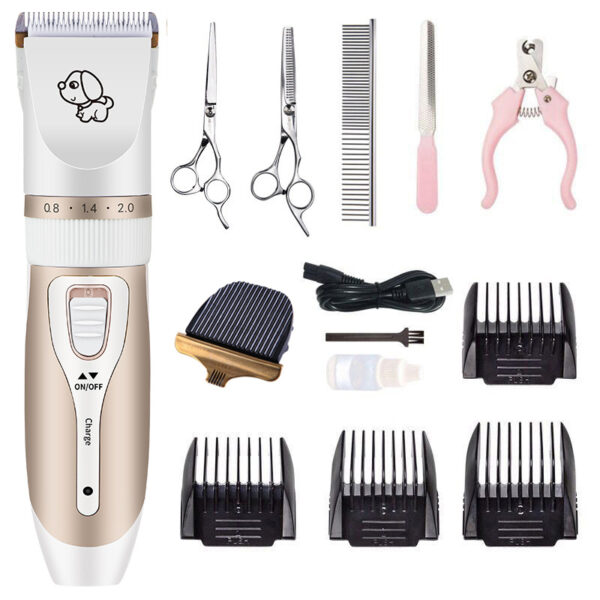 Dog Clipper Dog Hair Clippers Grooming  (Pet/Cat/Dog/Rabbit) Haircut Trimmer Shaver Set Pets Cordless Rechargeable Professional 1