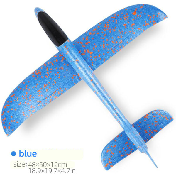 50CM Big Foam Plane Glider Hand Throw Airplane Light Inertial EPP Bubble Planes Outdoor Launch Kids Toys for Children Boys Gift 6