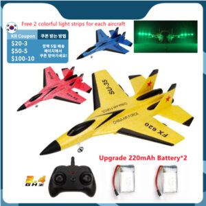 FX-620 SU-35 RC Remote Control Airplane 2.4G Remote Control Fighter Hobby Plane Glider Airplane EPP Foam Toys RC Plane Kids Gift 1