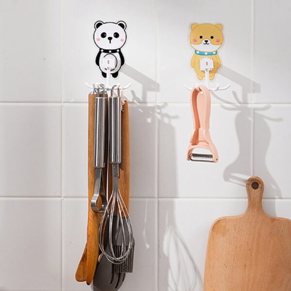 Kitchen Hook Multi-Purpose Hooks 360 Degrees Rotated Rotatable Rack For Organizer and Storage Spoon Hanger Accessories 3