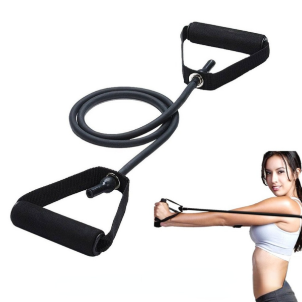 5 Levels Resistance Bands with Handles Yoga Pull Rope Elastic Fitness Exercise Tube Band for Home Workouts Strength Training 3