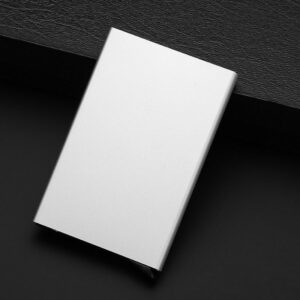 Anti-theft ID Credit Card Holder Minimalist Porte Carte Thin Aluminium Metal Wallets Pocket Case Bank Women Men Credit Card Box 14