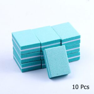 10/25/50pcs lot Double-sided Mini Nail File Blocks Colorful Sponge Nail Polish Sanding Buffer Strips Polishing Manicure Tools 33