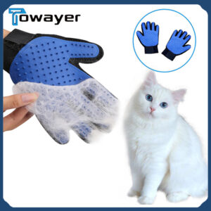 Cat Glove Cat Grooming Glove Pet Brush Glove for Cat Dog Hair Remove Brush Cleaning Deshedding Brush Combs Massage Gloves 1