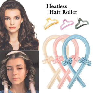 Heatless Curling Rod Headband No Heat Hair Curlers Ribbon Hair Rollers Sleeping Soft Curl Bar Wave Formers DIY Hair Styling Tool 1