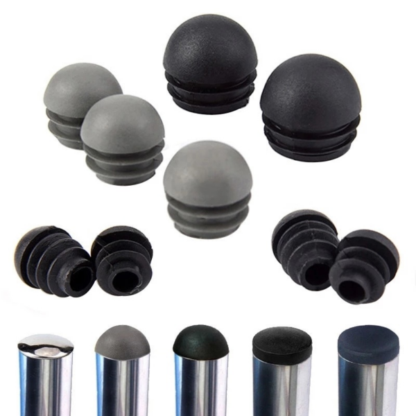 12Pcs Plastic Round pipe plug 16-50mm tube End Caps non slip Chair Leg Foot dust cover Floor Protector pad Furniture Accessories 6