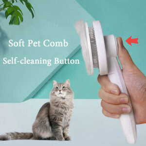 Cat Brush Pet Comb Hair Removes Dog Hair Comb For Cat Dog Grooming Hair Cleaner Cleaning Beauty Slicker Brush Pet Supplies 1