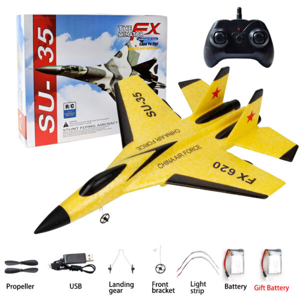 RC Foam Aircraft SU-35 Plane 2.4G Radio Control Glider Remote Control Fighter Plane Glider Airplane Foam Boys Toys for Children 1