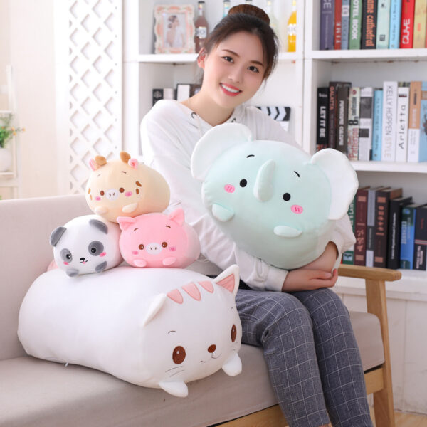 30CM Soft Animal Cartoon Pillow Cushion Cute Fat Dog Cat Totoro Penguin Pig Frog Plush Toy Stuffed Lovely kids Birthyday Gift 3