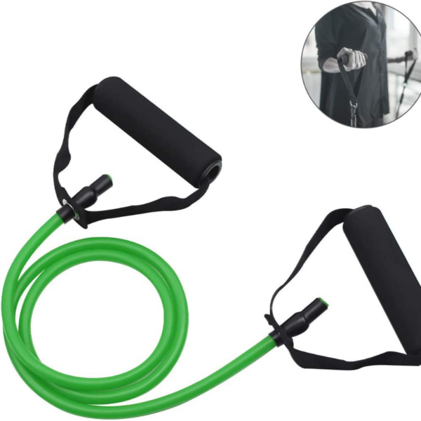 5 Levels Resistance Bands with Handles Yoga Pull Rope Elastic Fitness Exercise Tube Band for Home Workouts Strength Training 4