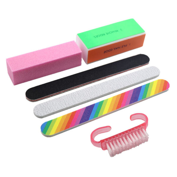 Buffing Sanding Files Block Pedicure Manicure Care Nail Art Buffer Polish White Nail File Nail Art Tips Manicure Pedicure 28