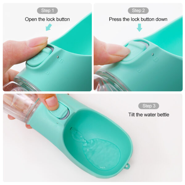 Portable Dog Water Bottle For Small Large Dogs Bowl Outdoor Walking Puppy Pet Travel Water Bottle Cat Drinking Bowl Dog Supplies 3