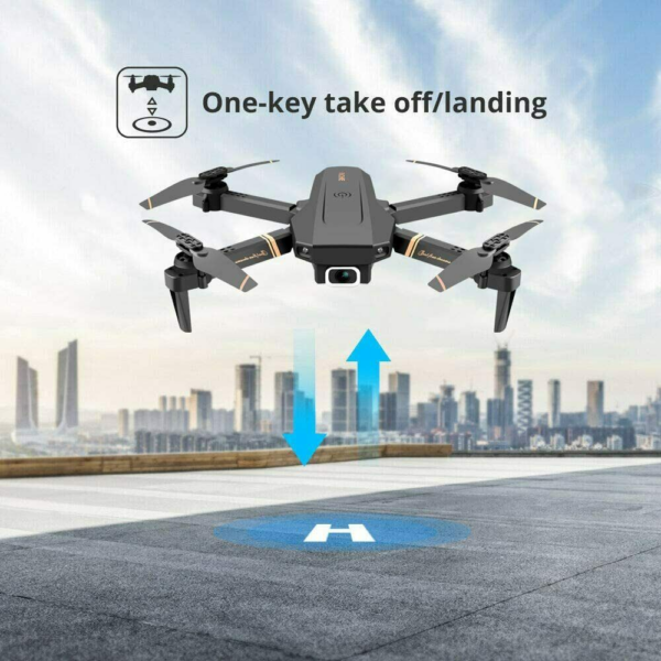 4DRC V4 WIFI FPV Drone WiFi live video FPV 4K/1080P HD Wide Angle Camera Foldable Altitude Hold Durable RC Quadcopter 4