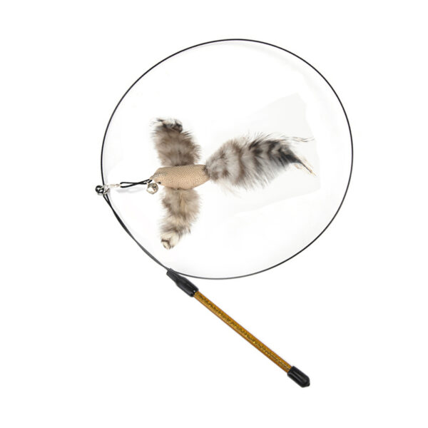 Simulation Bird interactive Cat Toy Funny Feather Bird with Bell Cat Stick Toy for Kitten Playing Teaser Wand Toy Cat Supplies 15