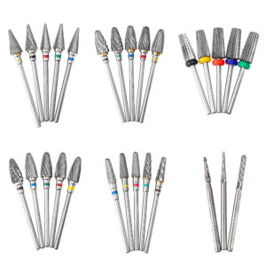 Dmoley Ceramic Tungsten Nail Drill Bit Electric Manicure Drills For Machine Milling Cutter Nail Burr Pedicure Accessories Tools 2