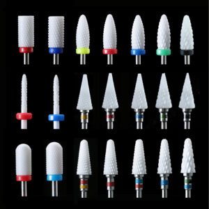 1pcs Ceramic Milling Cutter Nail Drill Bit Electric Manicure Drills Pedicure Mill Bits Machine Files Nail Art Tools Equipment 1