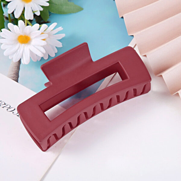 2022 New Claw Clip for Women Tough Colorful Plastic Hair Claw Large Size Hair Clamps Claw Clip Crab Chic Hair Accessories Gift 20