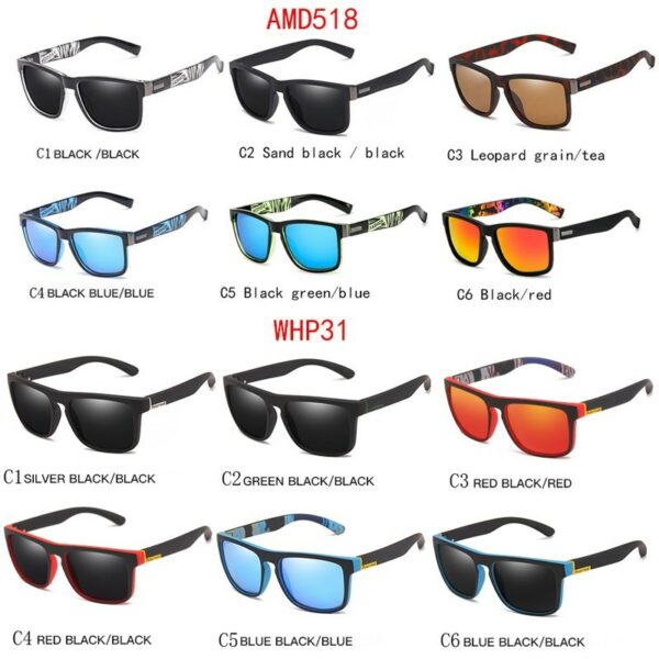 Polaroid Sunglasses Unisex Square Vintage Sun Glasses Famous Brand Sunglases Polarized Sunglasses Retro Feminino for Women Men 5