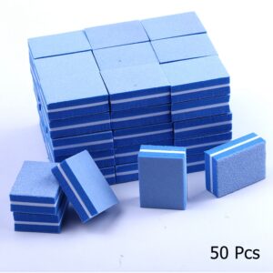 10/25/50pcs lot Double-sided Mini Nail File Blocks Colorful Sponge Nail Polish Sanding Buffer Strips Polishing Manicure Tools 25