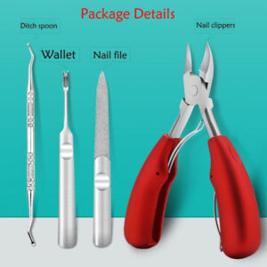 Toe Nail Clippers Nail Correction Thick Nails Ingrown Toenails Nippers Cutters Dead Skin Dirt Remover Pedicure Care Tool 2021 2