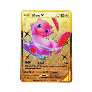 Metal Pokemon Cards Vmax Metal Pokemon Letters Pikachu Mewtwo Charizard Vmax Ex Golden Shiny Letters Game Collection Card Toys 2