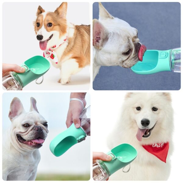 Portable Dog Water Bottle For Small Large Dogs Bowl Outdoor Walking Puppy Pet Travel Water Bottle Cat Drinking Bowl Dog Supplies 6