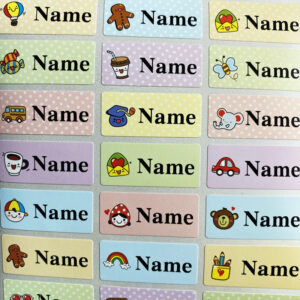 120Pcs S size Name Tag Sticker Customize Stickers Waterproof Personalized Labels Children School Stationery office Water variety 2