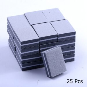 10/25/50pcs lot Double-sided Mini Nail File Blocks Colorful Sponge Nail Polish Sanding Buffer Strips Polishing Manicure Tools 21