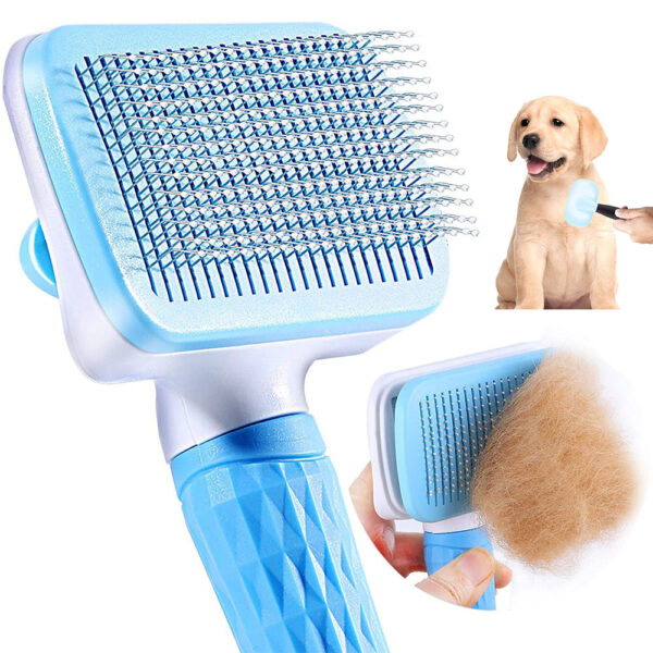 Dog Hair Remover Brush Cat Dog Hair Grooming And Care Comb For Long Hair Dog Pet Removes Hairs Cleaning Bath Brush Dog Supplies 1